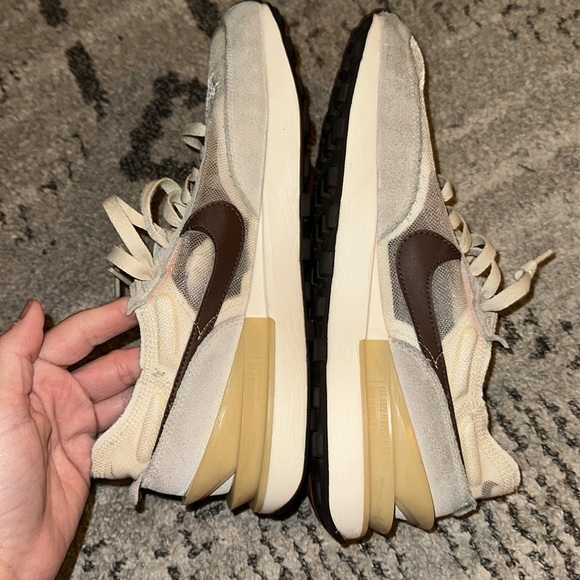 Nike Waffle One Men\'s Shoes Natural/Light Bone/Coconut Milk DA7995-102‎ Size 9 main image 6